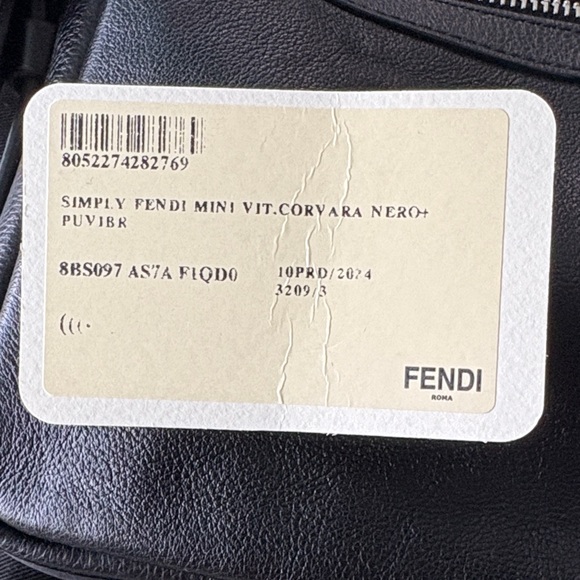 Fendi Black Leather Bag - Picture 6 of 7